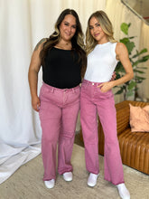 RFM Full Size High Rise Garment Dye Wide Leg Jeans - Chic & Comfortable Women's Denim